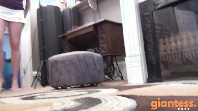 Southern Giantess - Mad Mandy On Couch Hunting For Tiny Frankie