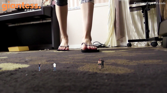 Media Impact Customs - Giantess Brandy And Her Tiny Feet Vore Slaves