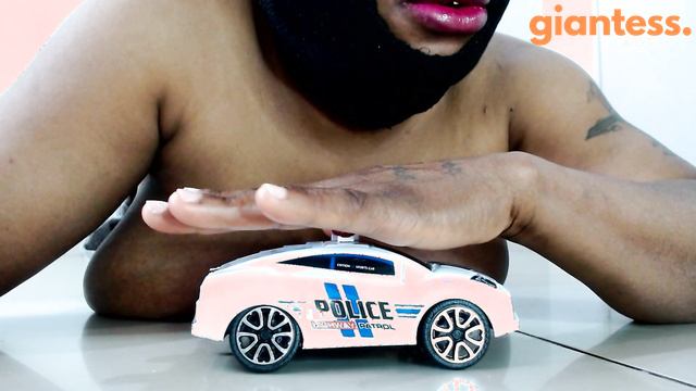 Mael - Trapped in The Patrol Car: Massive Breast Smother Close Up Part 2