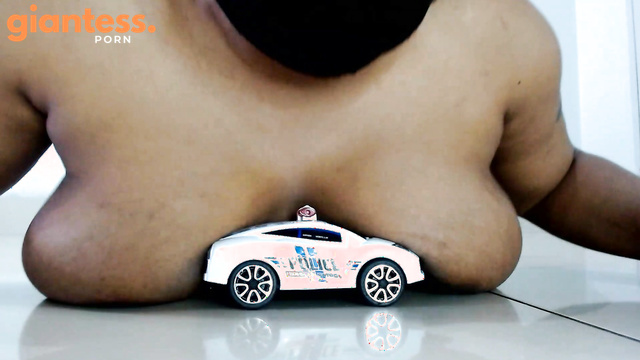 Mael - Trapped in The Patrol Car: Massive Breast Smother Close Up Part 2