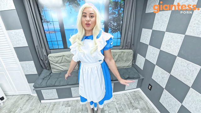 Media Impact Customs - Alice In Maid Uniform Shrinks You And Rubbing Her Pussy