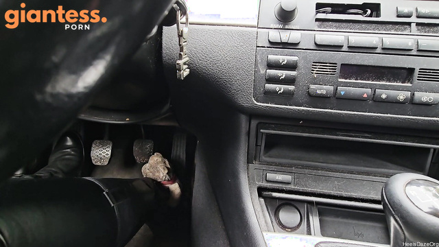 Heels Daze Org - Plushie on Pedal, Black Boots on The Gas BMW POV