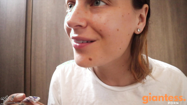 Goddess Aurora - Gummy Prison: Giantess Encases Her Meals in Sweetness