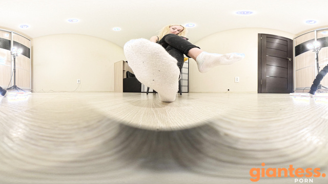 Under Giantess Soles - Barefoot Punishment: Jenny Crushes Without Mercy