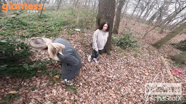 Anna ScotX - Tiny And Hunted by Unaware Chubby Giantesses in The Forest
