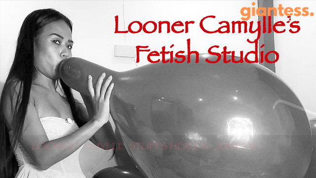 Looner Camylle's Fetish Studio - Looner Camylle Stuffs Huge Boobs And Bloated Belly