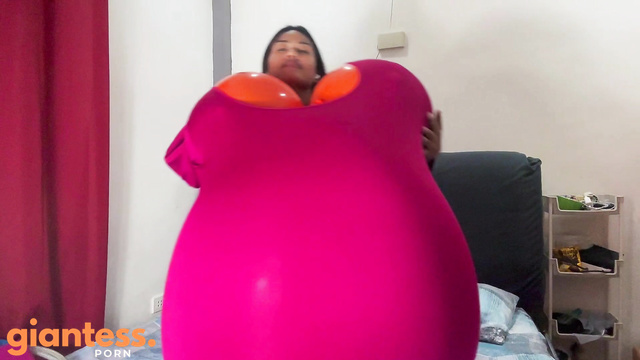 Looner Camylle's Fetish Studio - Looner Camylle Stuffs Huge Boobs And Bloated Belly