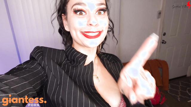 Fiesty Goddess Fina - Tiny Office Mishap With Beautiful Smiling Goddess Fina