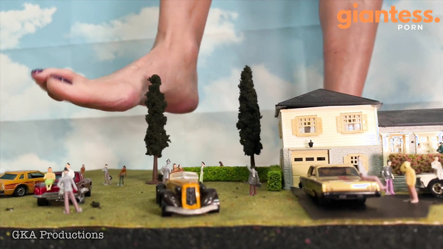 Ginary's Giantess Adventures - Giantess Jenny Rampage Loud Neighbors Get Stomped Out