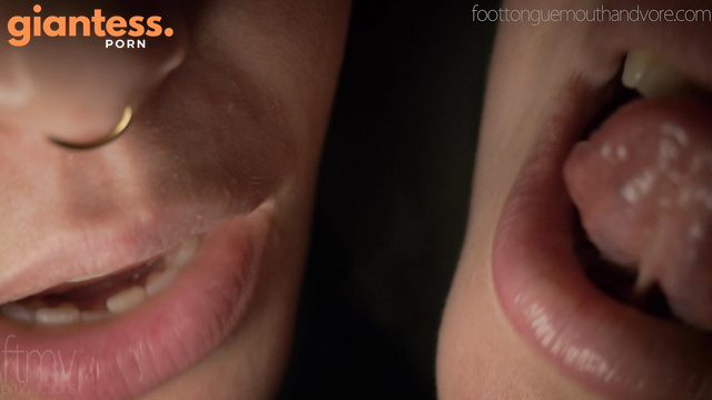 Foot Tongue Mouth And Vore - ASMR Licked And Eaten With Perfect White Teeth