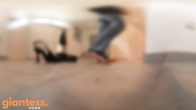 Winzlings Shrinking Clips - Realty Giantess Misa Stomps Tiny People Underfoot
