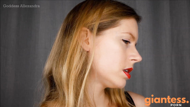 Goddess Allexandra - Tiny’s Dream: Mistress Mouth And Her Red Kiss