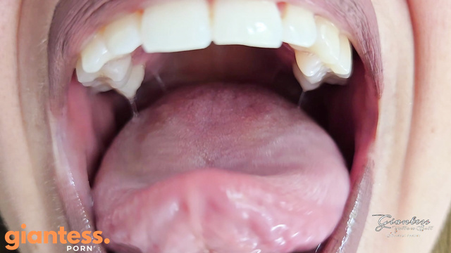 Giantess Yellow Ball - Swallowing Fetish: Mouth, Tongue, And Uvula In Action