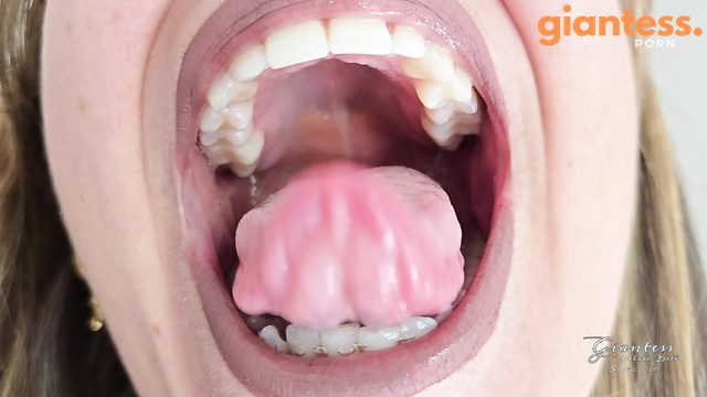 Giantess Yellow Ball - Swallowing Fetish: Mouth, Tongue, And Uvula In Action