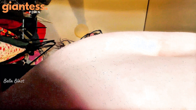 Bella Blast BBW Big Booty Farts - Big Belly And Hungry Eyes, One Giantess Bite Away