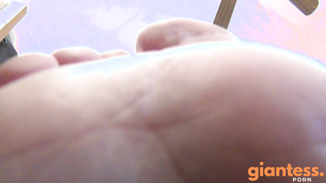 Southern Giantess - Shaylee's Personal Tiny Man Licking Soles Of Goddess