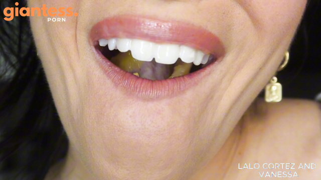Giantess Tiny Morning Snack - Lalo Cortez Delights in Her Tiny Milk Snack