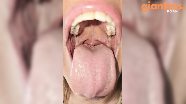 Katie The Giantess - Exploring Mouth And Throat Pleasures With Vicky