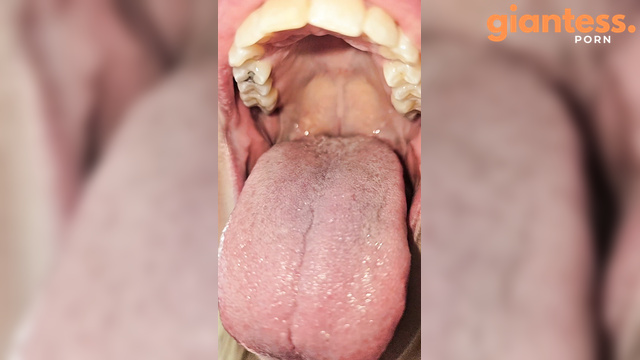Katie The Giantess - Exploring Mouth And Throat Pleasures With Vicky