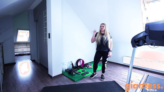 Princess Diana - The Gym Giantess Trainer And Her Butt Crushing Curves