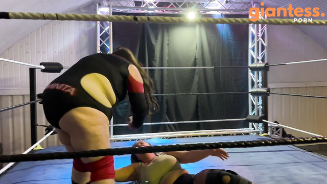 Power Girls Pro Wrestling - Massive BBW Battles VS Giantess Women on Ring