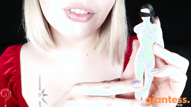 The Goddess Clue Clip Store - Giantess With Huge Lips Sucking Tiny Girl