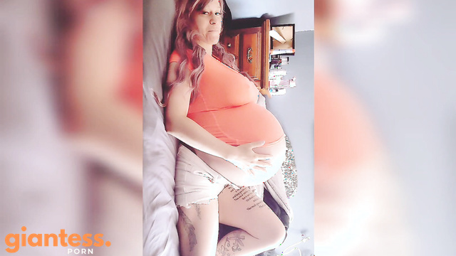 CutyBarbie - Unstoppable Growth: Stepmommy’s Belly Blows Up Fast