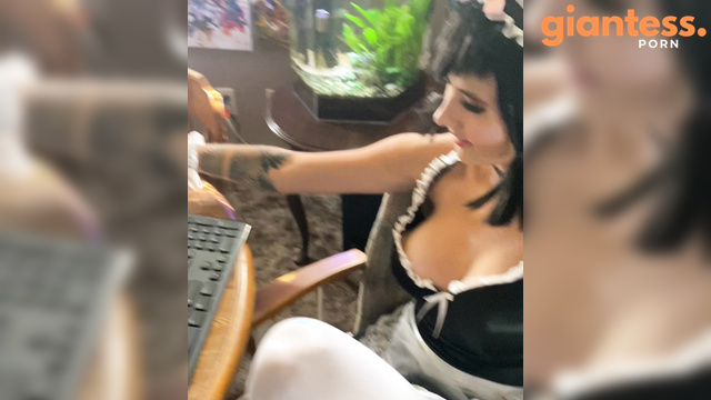 KitsuneForeplay - Horny Gassy In Housemaid Suit Unaware Swallowed You