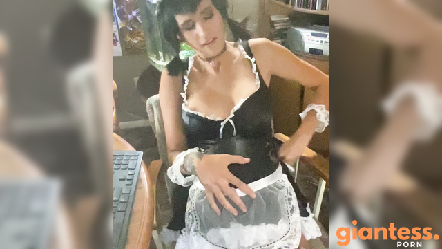 KitsuneForeplay - Horny Gassy In Housemaid Suit Unaware Swallowed You