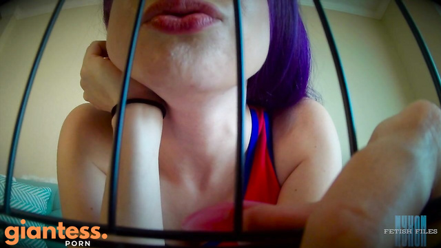 Nyxons Fetish Files - Caught And Caged: Tiny Man in The Hands of Giantess Valora