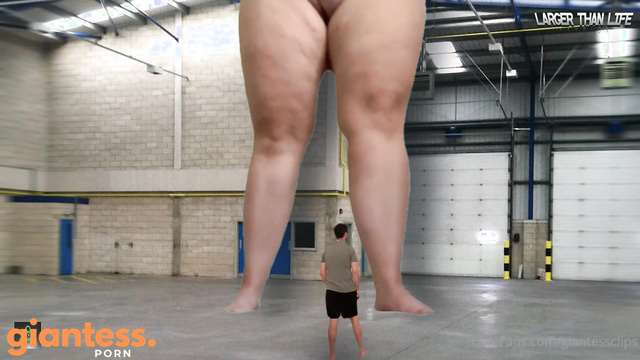 Larger Than Life - BBW Thick Giantess Kayla Seduces The Nerd