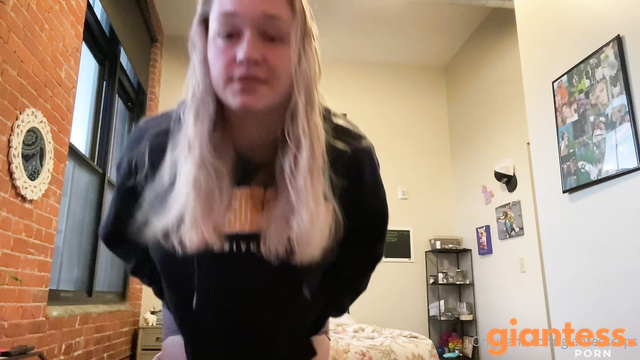 Larger Than Life - POV Tiny View: Giantess Amanda Changing Her Outfit