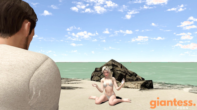Patreon - Fantastic Beach Fuck With Insane Huge Goddess In Bikini