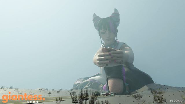 Giantess Juri’s And Her Huge Feet Domination Beneath Cars Traffic