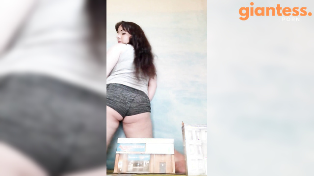 Final Destruction: Innocent City Crushed by Chubby Giantess