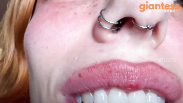 The Magnificent Redhead Giantess Who Convinces The Starving Be Swallowed