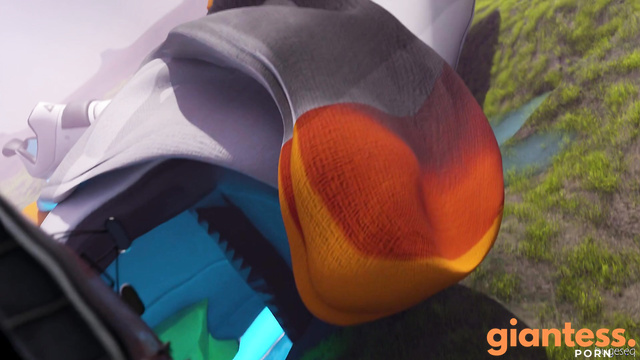 Epic Outdoor Trek: Giantess Barefoot Tracer Stomping in Slow Motion