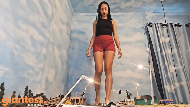 Strength GTS Dioramas - Magical Latina Giantess: Annihilating Her Foes Part 2