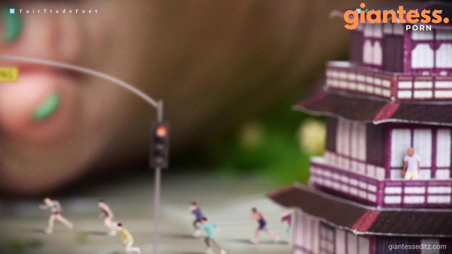 Giantess EditZ - The City of Fair Trade Under Her Perfect Toes Part 7