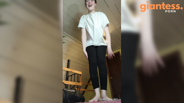 Giantess Kitty POV: Teasing Your Lustful Mouth With Her Sweet Toes
