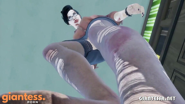 Helpless Under Giantess Christina Bell Dirty Pantyhose Feet