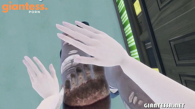 Helpless Under Giantess Christina Bell Dirty Pantyhose Feet