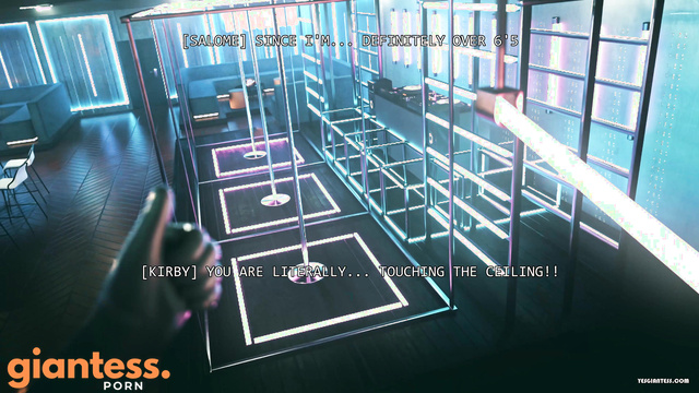 FaterGD - Tiny Visitor Faces The Growing Power of Bar Giantesses