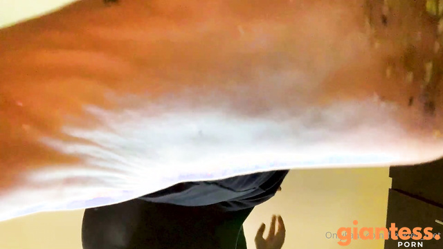 Larger Than Life - Dirty Feet at Work: Giantess Barmaid on Kitchen Duty