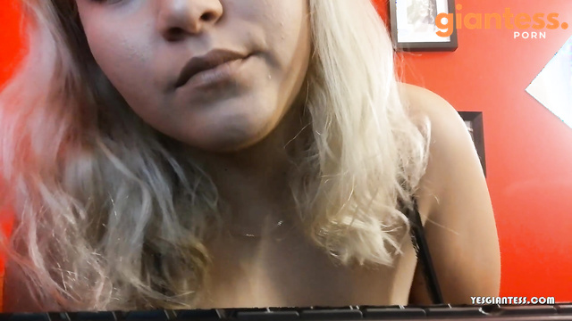 YesGiantess - Colorful Tiny Gummy Bears Devoured on Erin’s Big Boobs