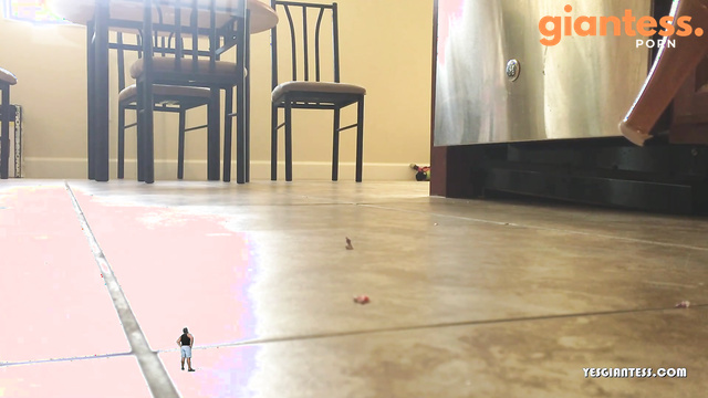 WorldUnseenFilms - Tiny Perspective: Giantess Unaware in Her Kitchen Heels