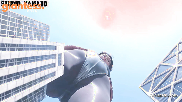 Studio Yamato - When The Giantess Strikes: Downtown’s Destruction Begins