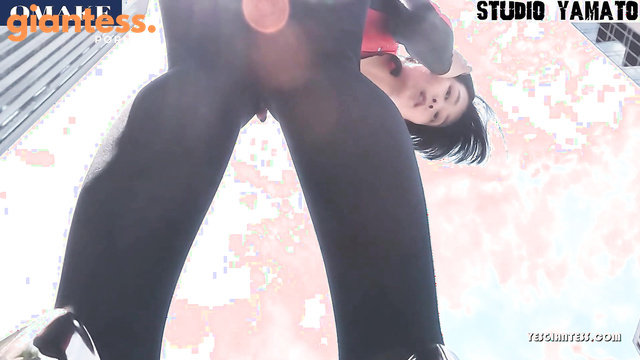 Studio Yamato - Goddess In Nylon Suit Walking Around City Of Afraid Tinies