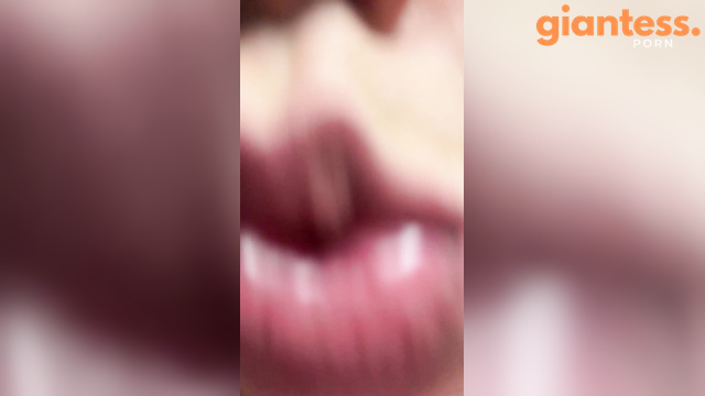 Giantess Erika Showing Her Blue Lingerie And Rubbing Her Clit in Front of You