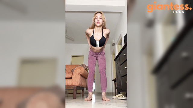 Domination Workout: Giantess Kristina’s Muscle Control Over You